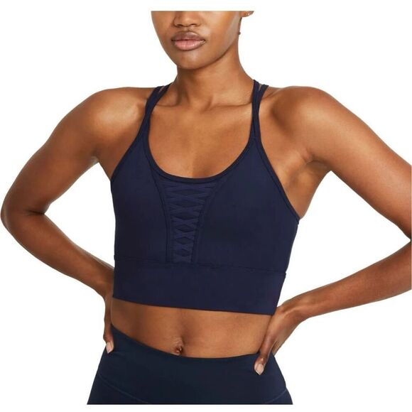 Nike Dry Laced Cropped Training Tank Top - Picture 1 of 8